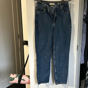 Guess mom jeans. Never worn. 24.5” inseam.